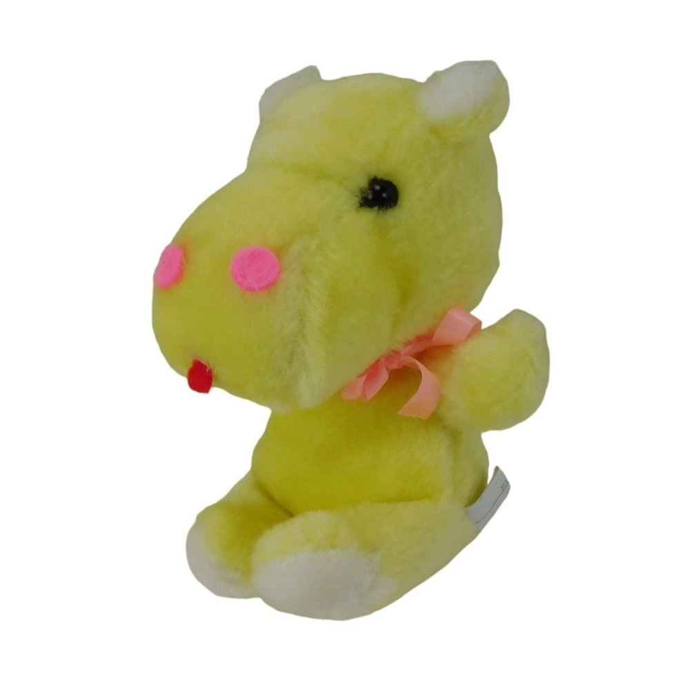 ACE Novelty Co. Yellow Hippopotamus Plush 6" Stuffed Animal